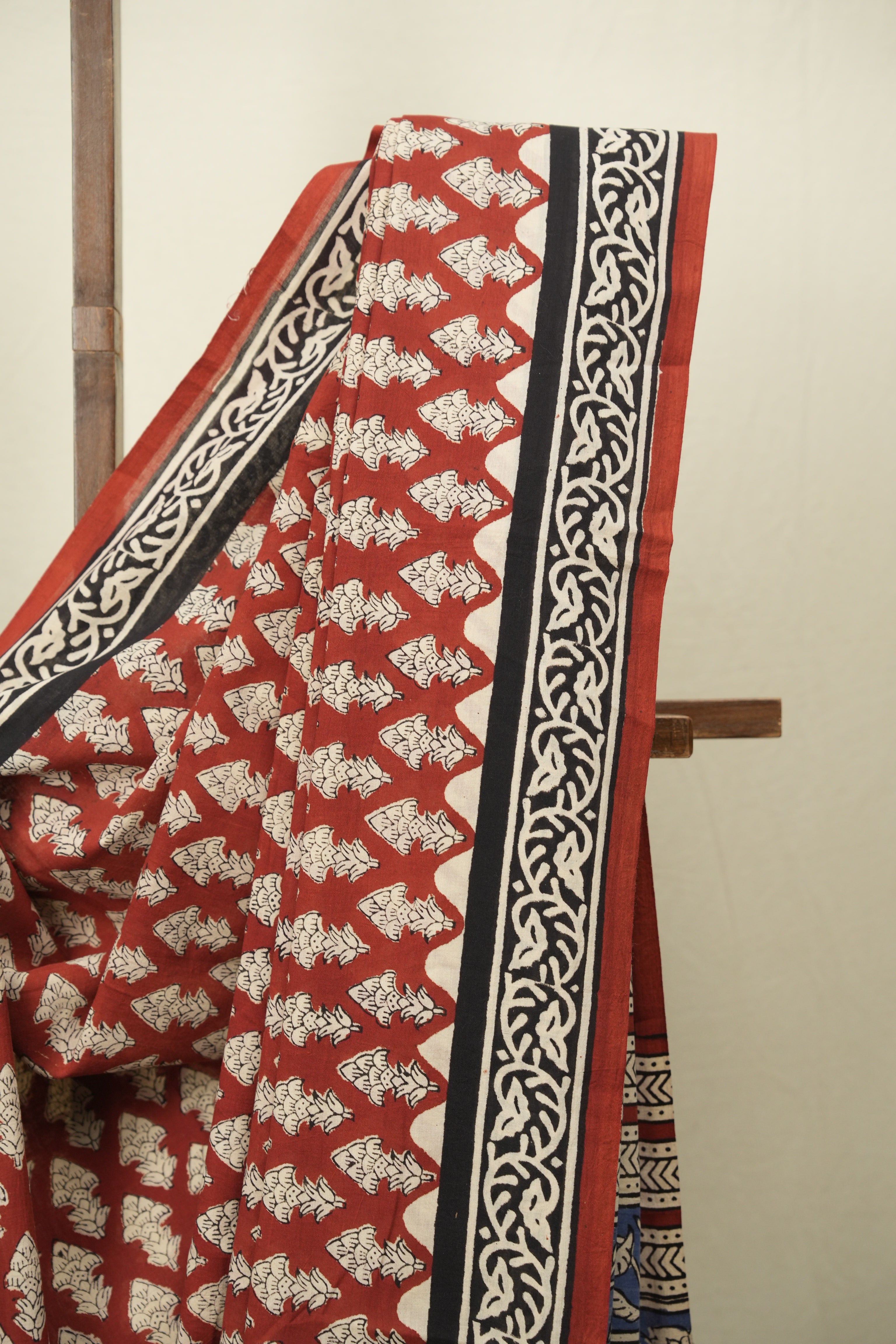 Maroon HBP Cotton Saree - SRMCS3632
