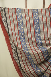 Maroon HBP Cotton Saree - SRMCS3632