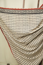 Maroon HBP Cotton Saree - SRMCS3632