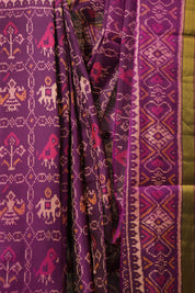 Magenta Pink Rajkot Patola Silk Saree - SRMPRPSS608