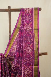 Magenta Pink Rajkot Patola Silk Saree - SRMPRPSS608