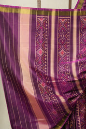 Magenta Pink Rajkot Patola Silk Saree - SRMPRPSS608