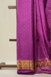 Light Purple Rajkot Patola Silk Saree - SRLPRPSS609