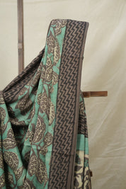 Aqua Green Kashish HBP Modal Silk Saree - SRAGKMSS551