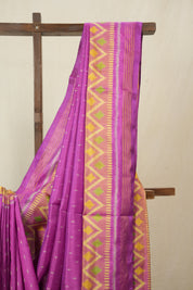 Light Purple Rajkot Patola Silk Saree - SRLPRPSS609