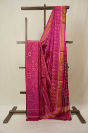 Pink Rajkot Patola Silk Saree - SRPRPSS610