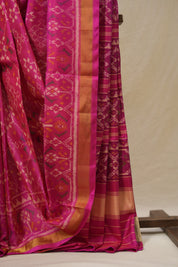 Pink Rajkot Patola Silk Saree - SRPRPSS610