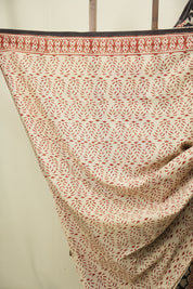 Black HBP Cotton Saree - SRBCS3630