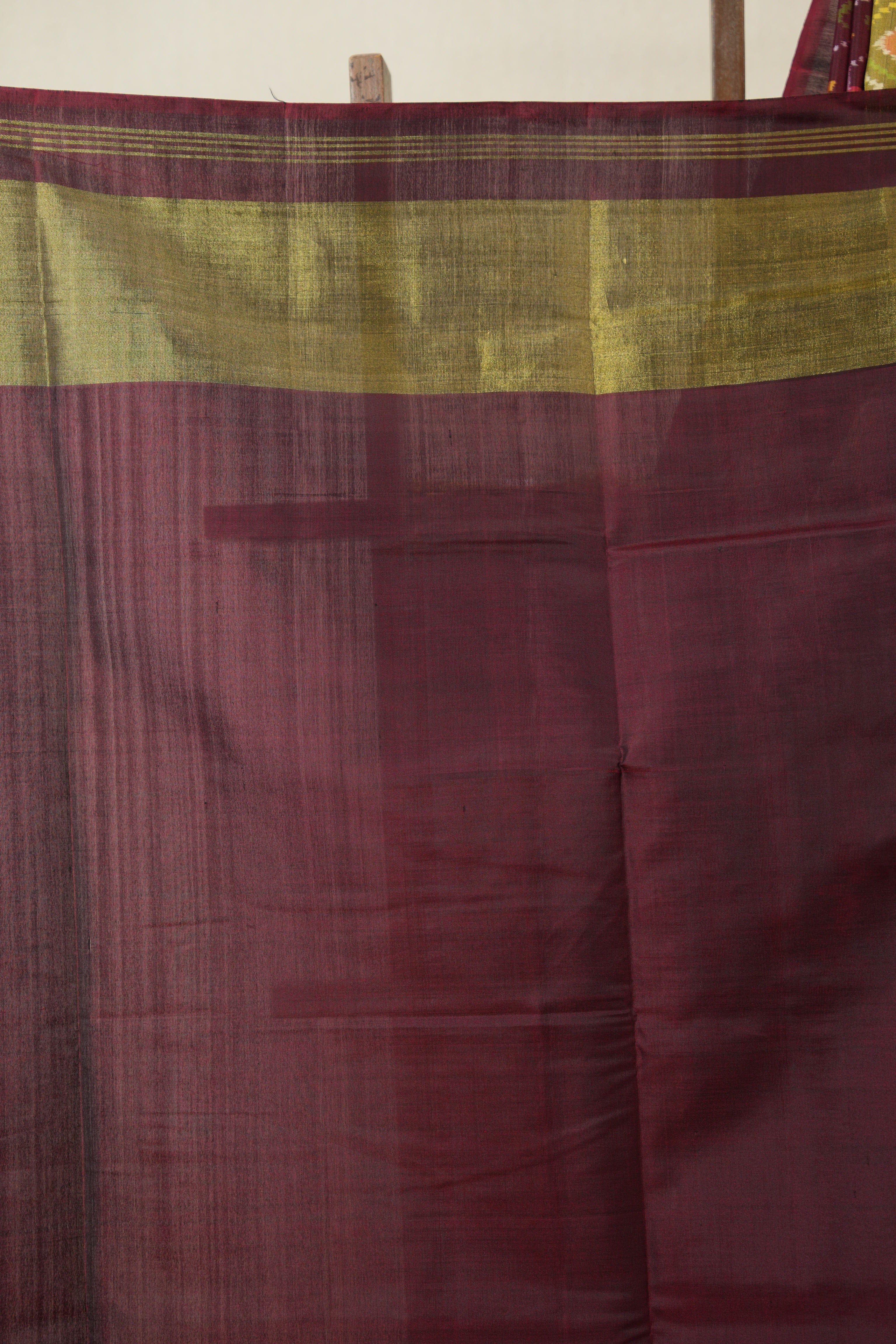 Maroon Rajkot Patola Silk Saree - SRMRPSS611