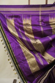 Violet Silk Ilkal Saree  - SRVSIS183