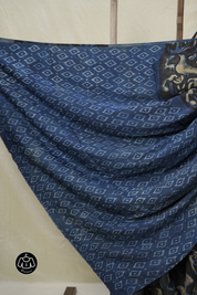 Black Brown HBP Modal Silk Saree - SRBBMSS553