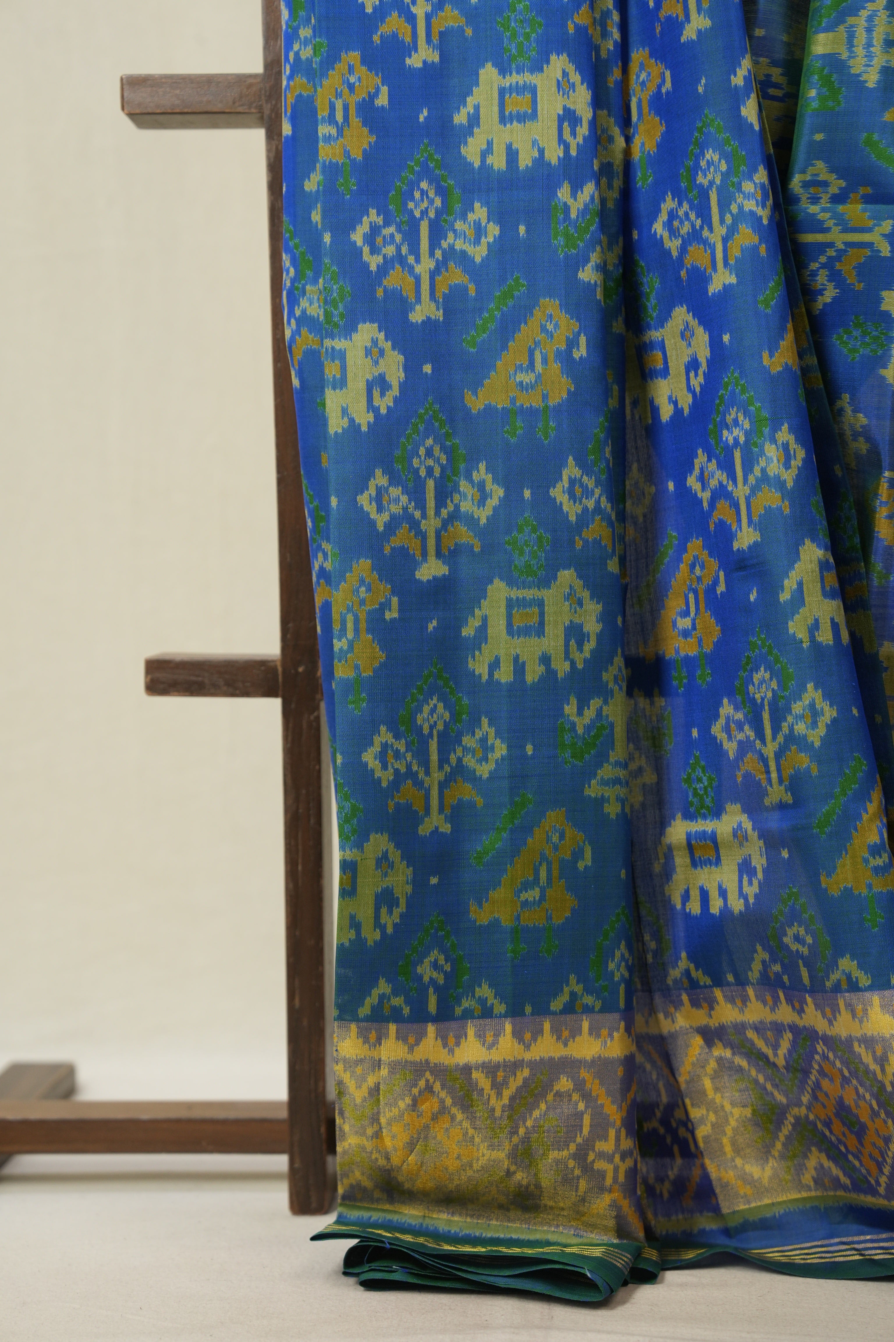 Blue Rajkot Patola Silk Saree - SRBRPSS614