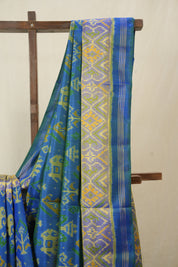 Blue Rajkot Patola Silk Saree - SRBRPSS614