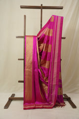 Rani Pink Silk Ilkal Saree  - SRRPSIS182