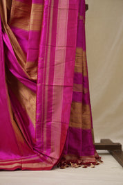 Rani Pink Silk Ilkal Saree  - SRRPSIS182