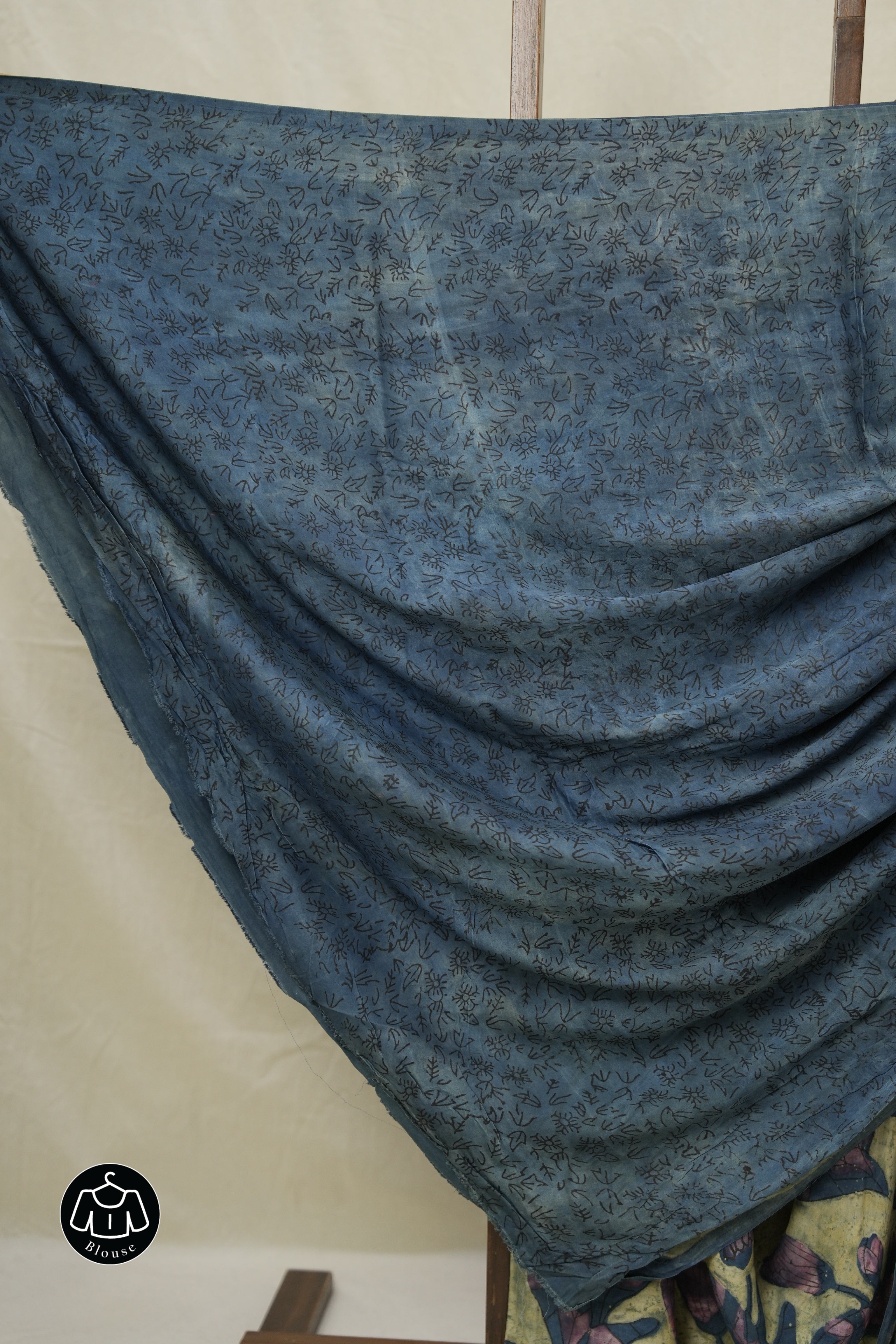 Creamy Yellow HBP Modal Silk Saree - SRCYMSS556