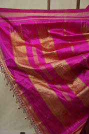 Rani Pink Silk Ilkal Saree  - SRRPSIS182