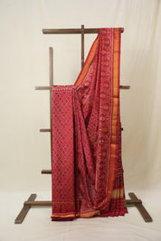 Red Rajkot Patola Silk Saree - SRRRPSS612