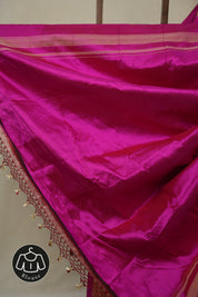 Rani Pink Silk Ilkal Saree  - SRRPSIS182
