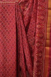 Red Rajkot Patola Silk Saree - SRRRPSS612