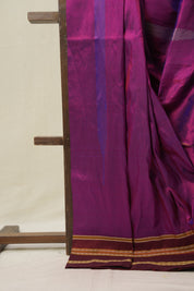 Rich Purple Silk Ilkal (Reversible) Saree  - SRRPSIRS180