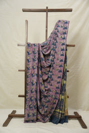 Mauve Pink HBP Modal Silk Saree - SRMPMSS555