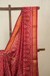Red Rajkot Patola Silk Saree - SRRRPSS612