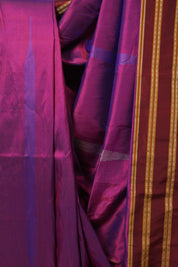 Rich Purple Silk Ilkal (Reversible) Saree  - SRRPSIRS180