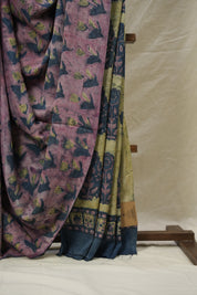 Mauve Pink HBP Modal Silk Saree - SRMPMSS555