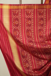 Red Rajkot Patola Silk Saree - SRRRPSS612