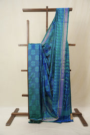 Blue Rajkot Patola Silk Saree - SRBRPSS613