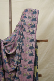 Mauve Pink HBP Modal Silk Saree - SRMPMSS555