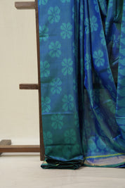 Blue Rajkot Patola Silk Saree - SRBRPSS613