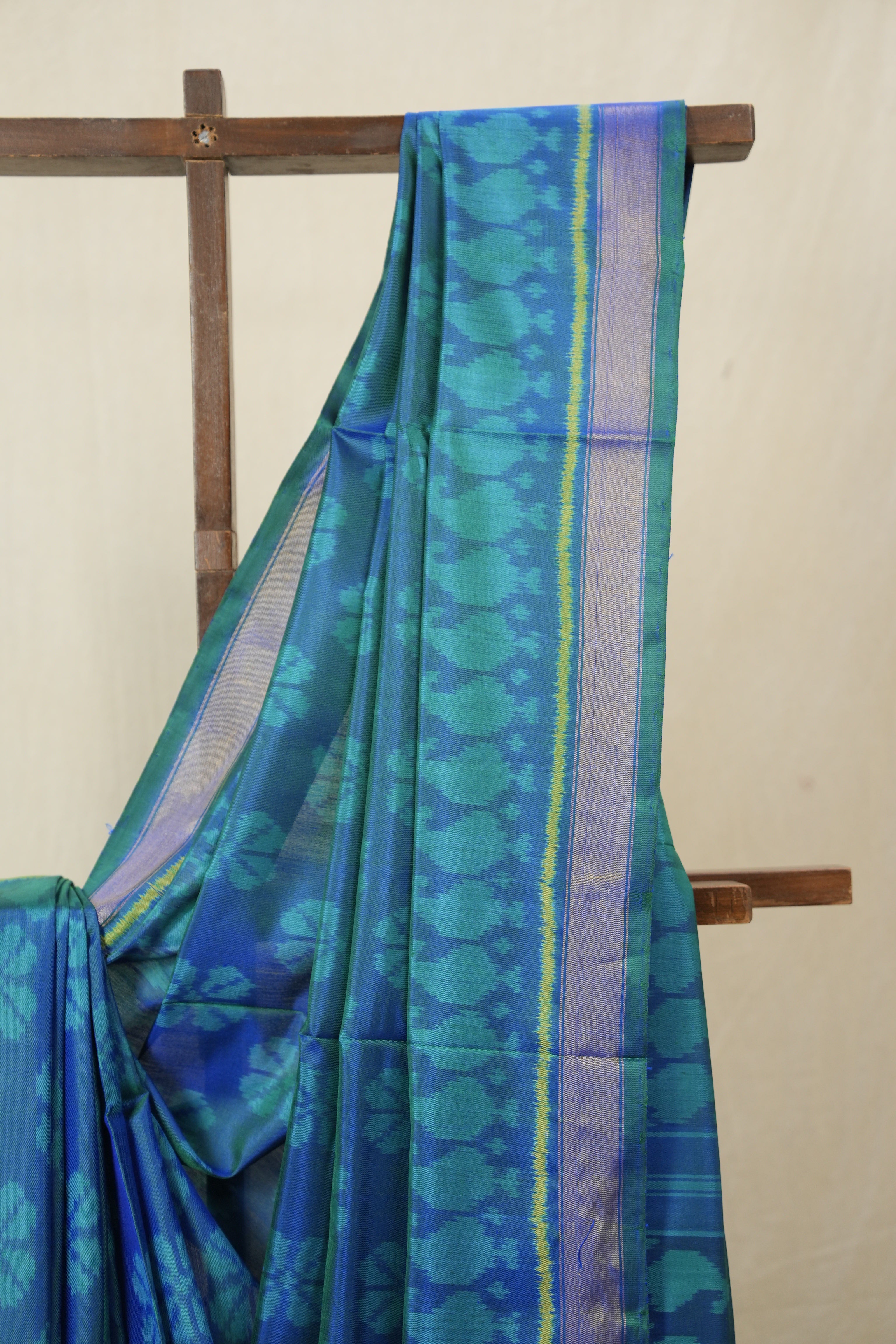 Blue Rajkot Patola Silk Saree - SRBRPSS613