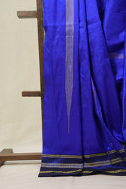 Blue Silk Ilkal (Reversible) Saree  - SRBSIRS179