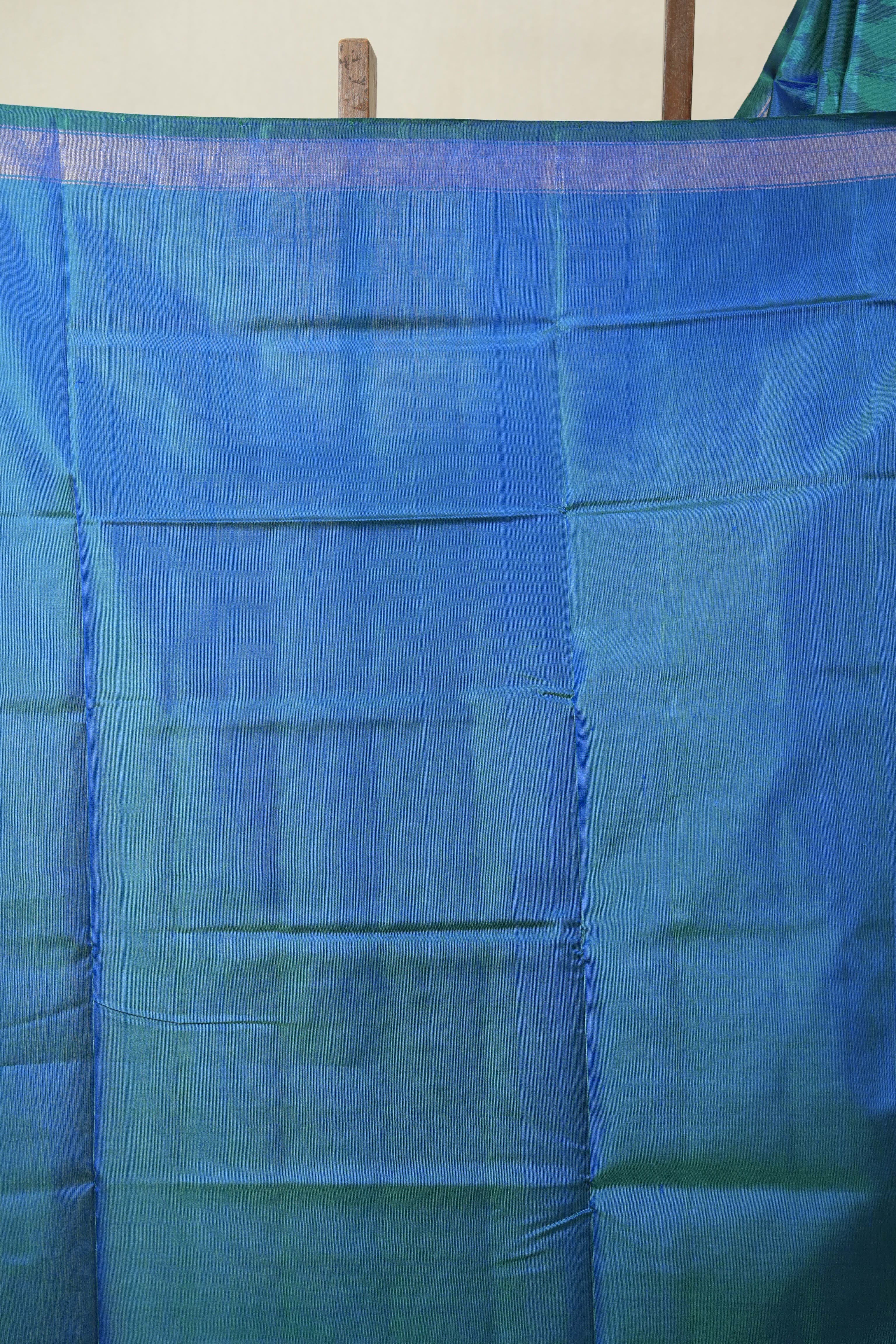 Blue Rajkot Patola Silk Saree - SRBRPSS613