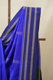 Blue Silk Ilkal (Reversible) Saree  - SRBSIRS179