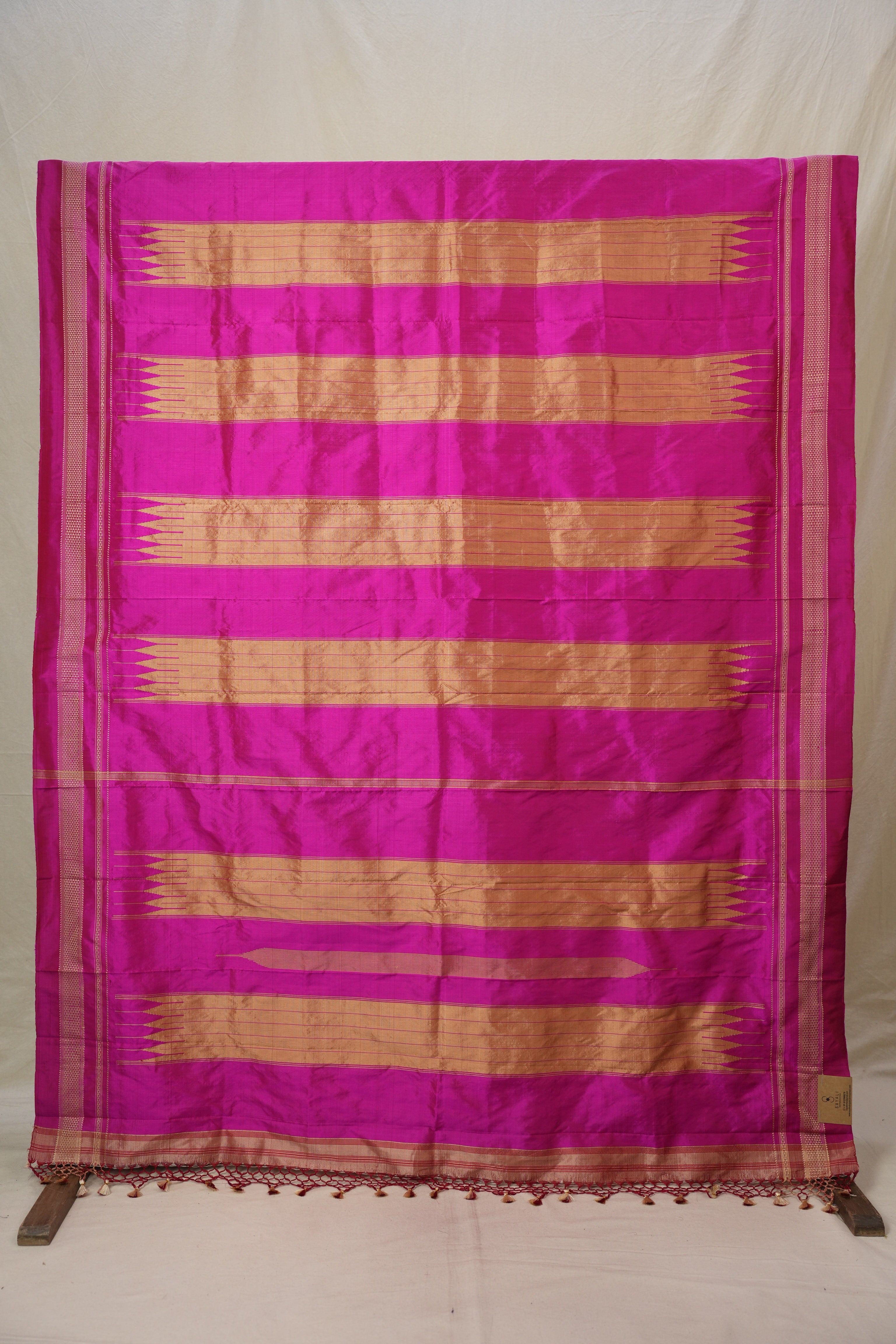 Rani Pink Silk Ilkal Saree  - SRRPSIS182