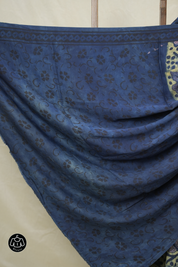Cream Green HBP Modal Silk Saree - SRCGMSS549