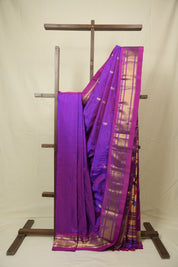 Purple Silk Paithani Saree - SRPSPS806