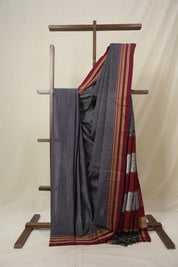 Violet Cotton Ilkal Saree - SRVCIS913