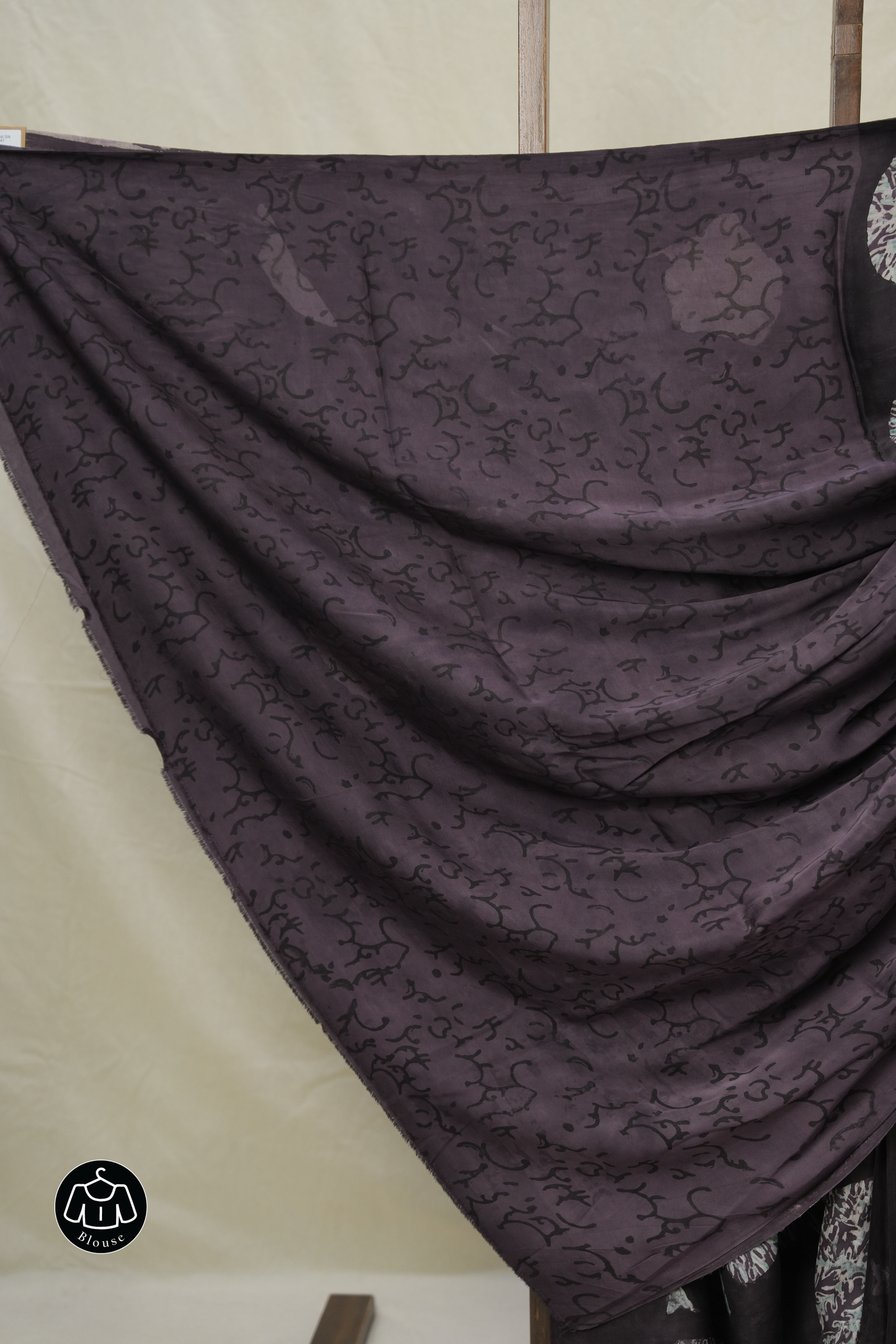Black Brown HBP Modal Silk Saree - SRBBMSS547