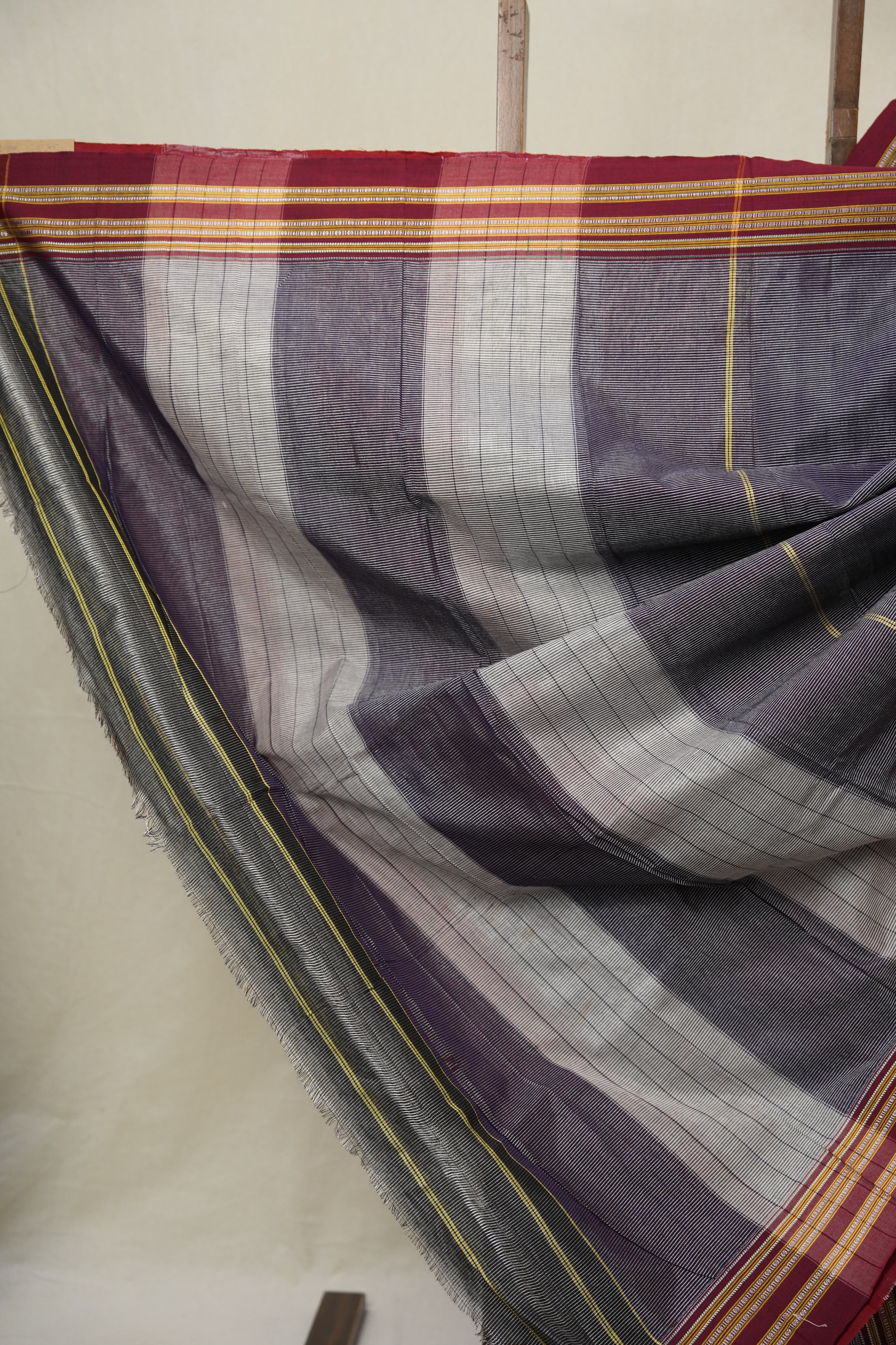 Violet Cotton Ilkal Saree - SRVCIS913