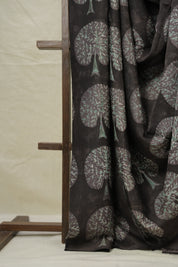 Taupe Grey HBP Modal Silk Saree - SRBMSS579