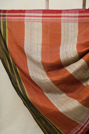 Mehendi Green Cotton Ilkal Saree - SRMGCIS914