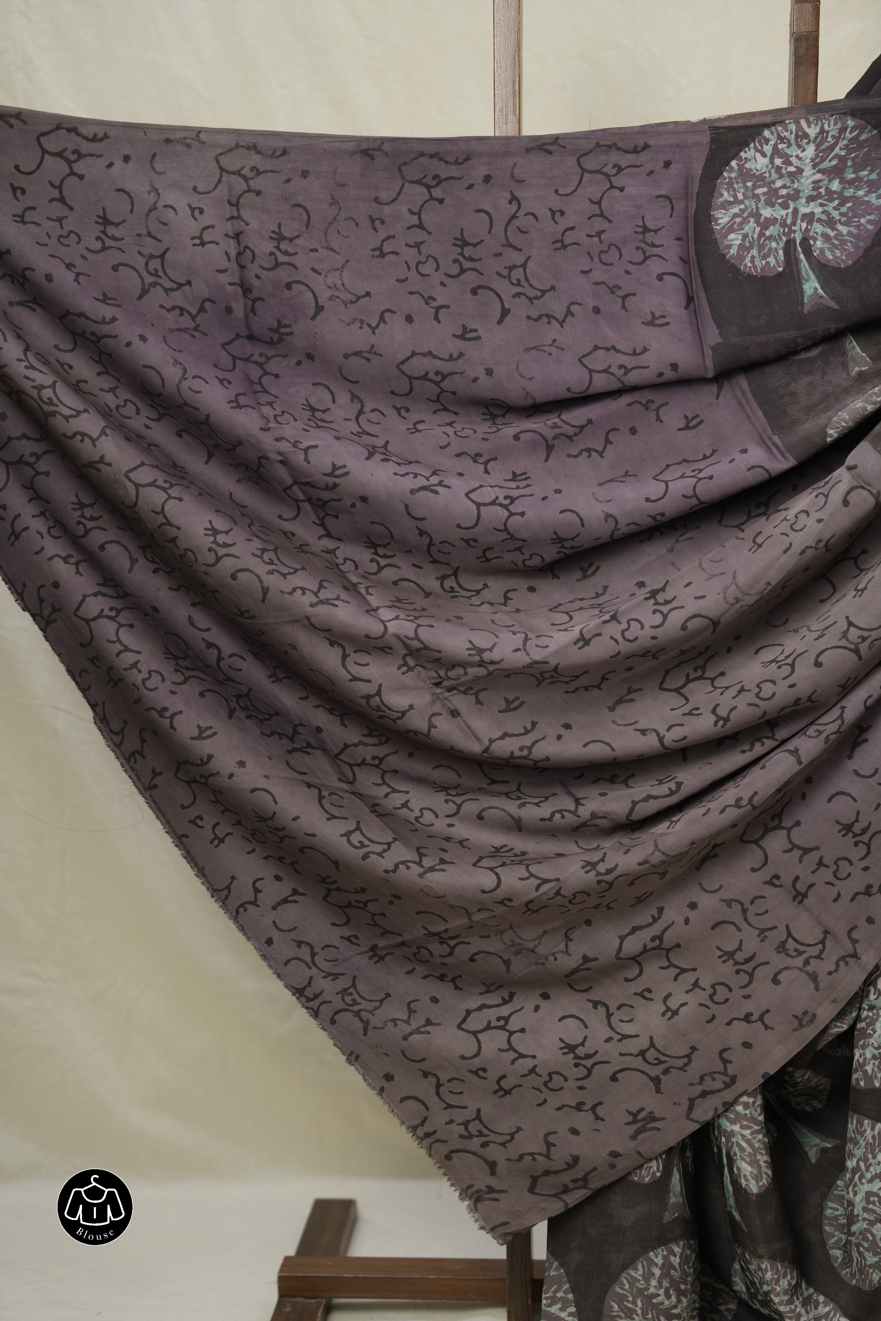 Taupe Grey HBP Modal Silk Saree - SRBMSS579