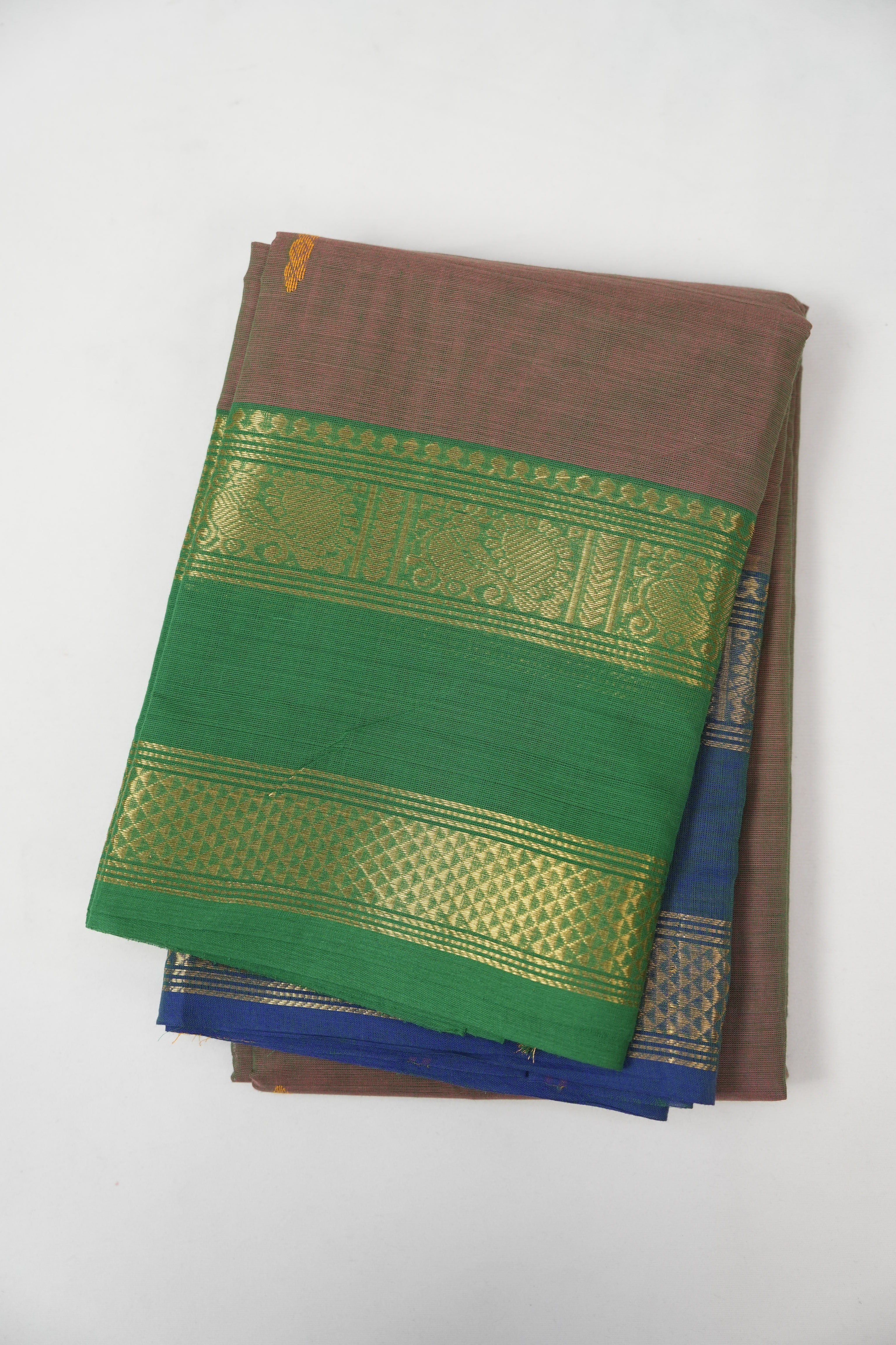 Two Tone Pink Kanchi Cotton Saree - SRTTPKCS1359