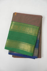 Two Tone Pink Kanchi Cotton Saree - SRTTPKCS1359