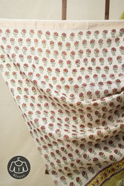 Parrot Green HBP Cotton Silk Saree With Maheshwari Border - SRPGCSS1323