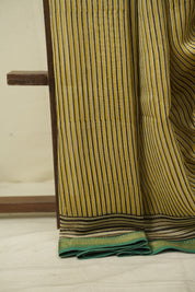 Cream HBP Cotton Silk Saree With Maheshwari Border - SRCCSS1733